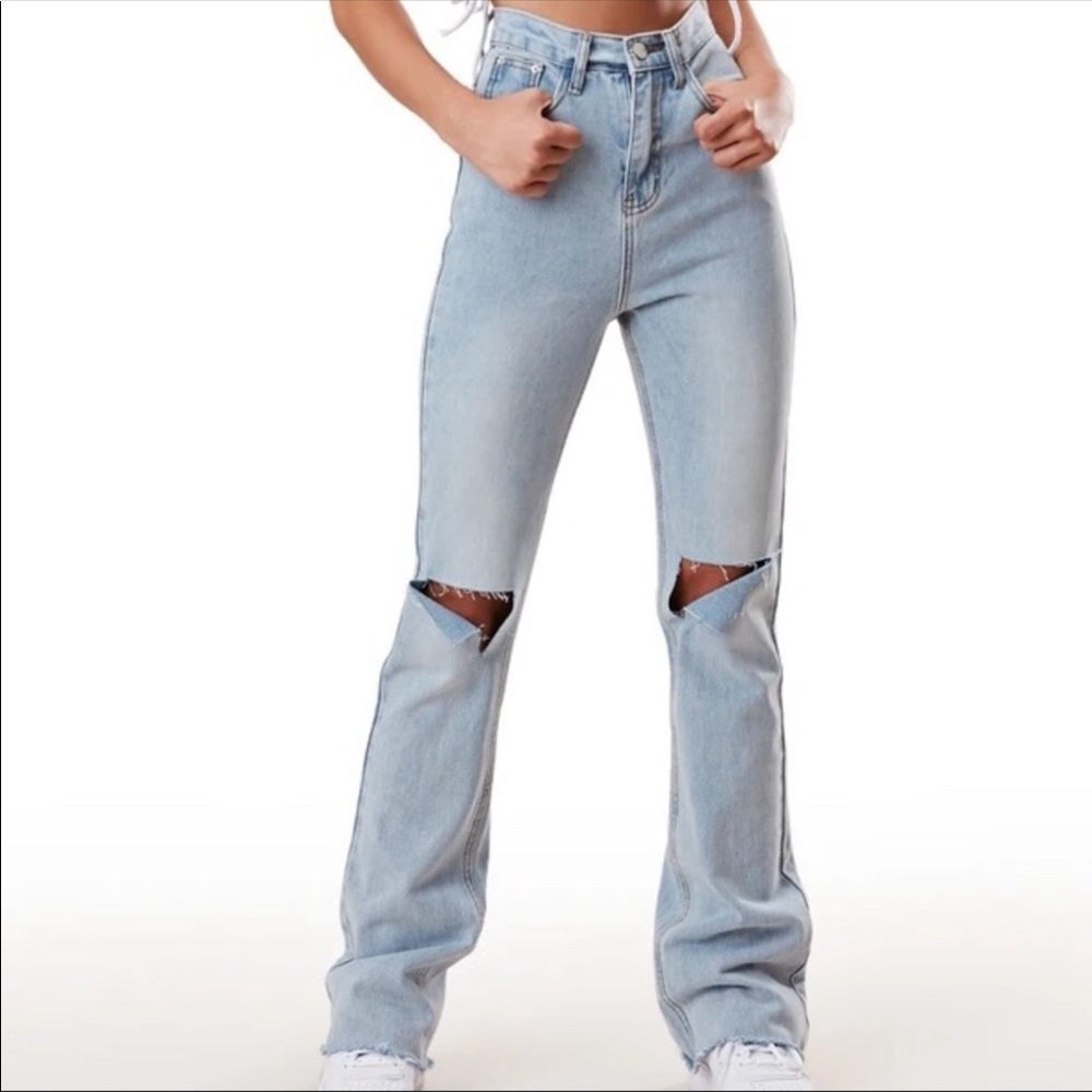 THE KRIPT PIXIE FLARE JEANS